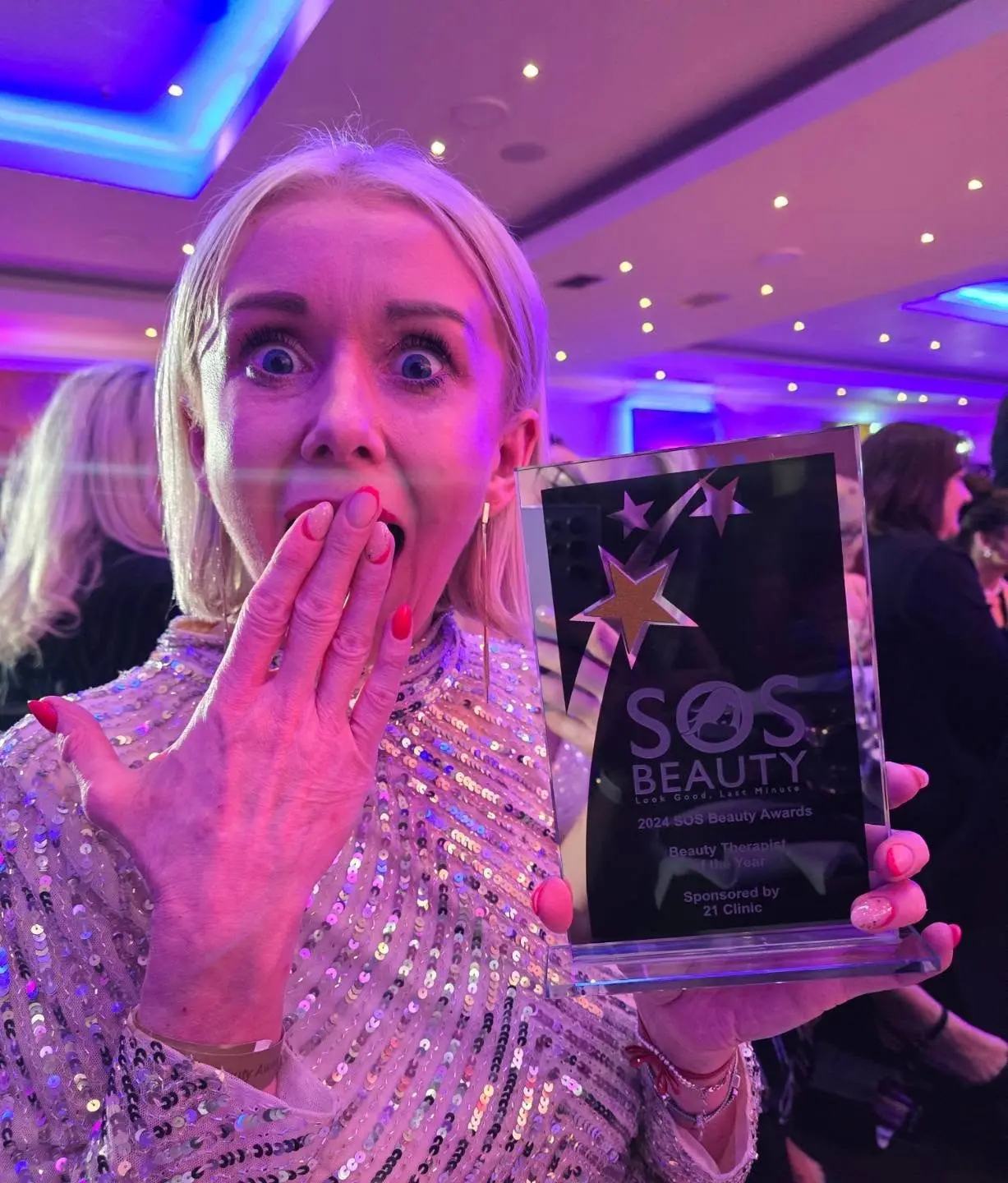 Moment ogłoszenia wygranej